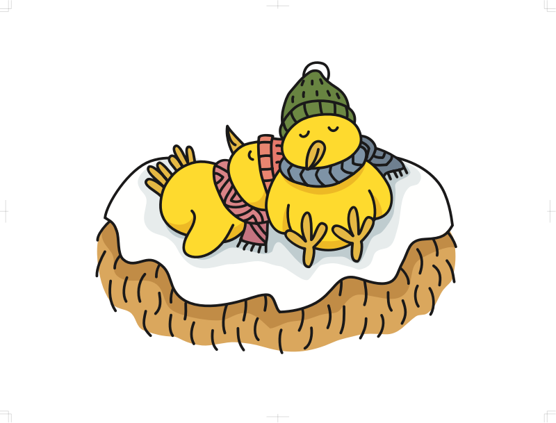 Sleeping Chicks