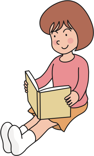 Girl with Book (#1)