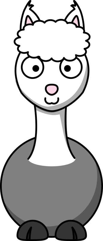 Cartoon Alpaka