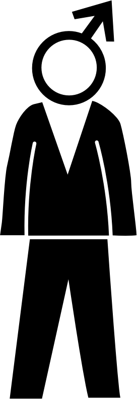 man sign