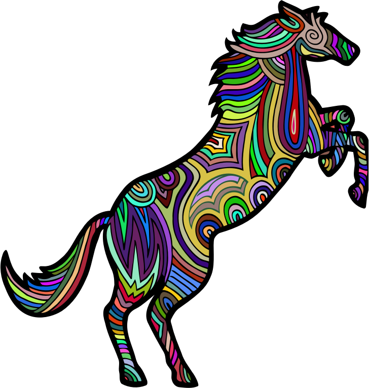 Chromatic Stylized Horse 3
