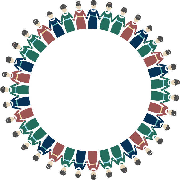 Women Holding Hands Circle
