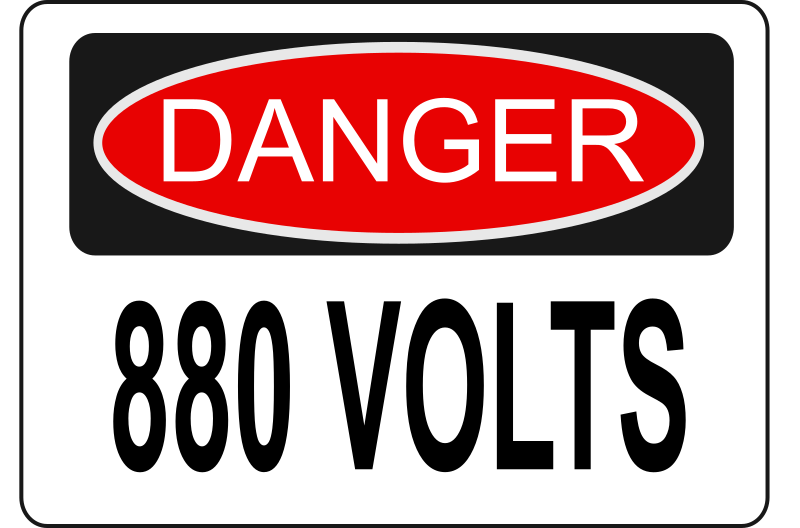 Danger - 880 Volts