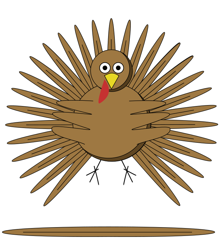 Cartoon turkey