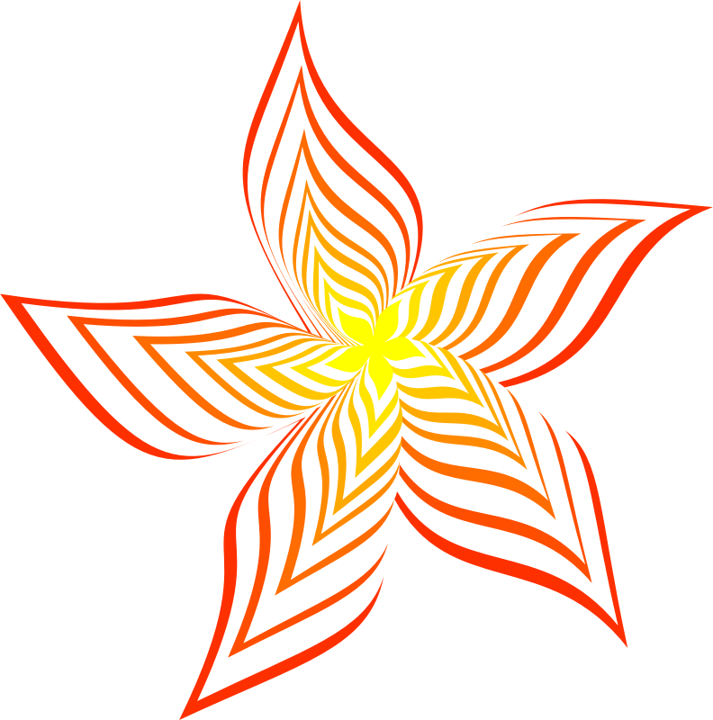 Abstract flower 28 (colour)