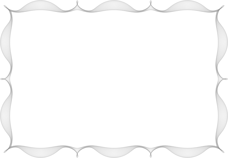 Guilloche-like frame