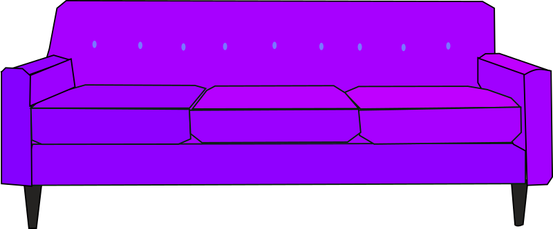 Purple Sofa