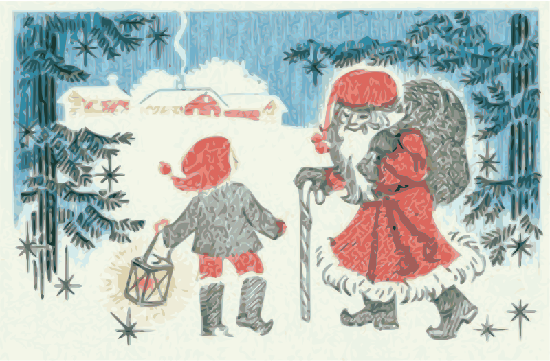 Santa Outside
