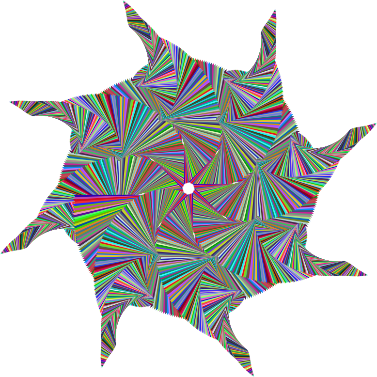 Prismatic Star-Like Art
