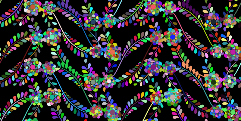 Rajesh Misra Floral Pattern Prismatic