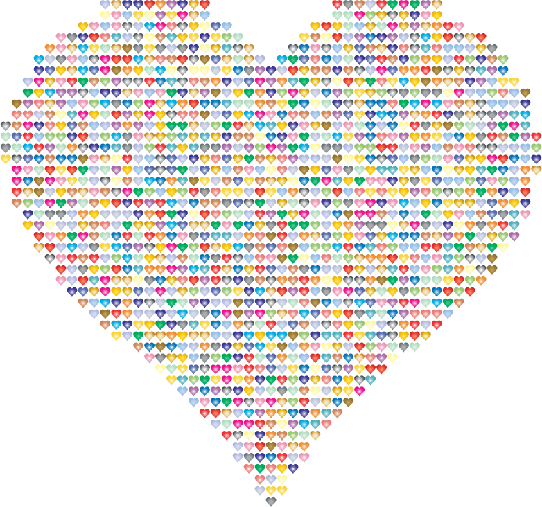 Fractal Heart Prismatic 2