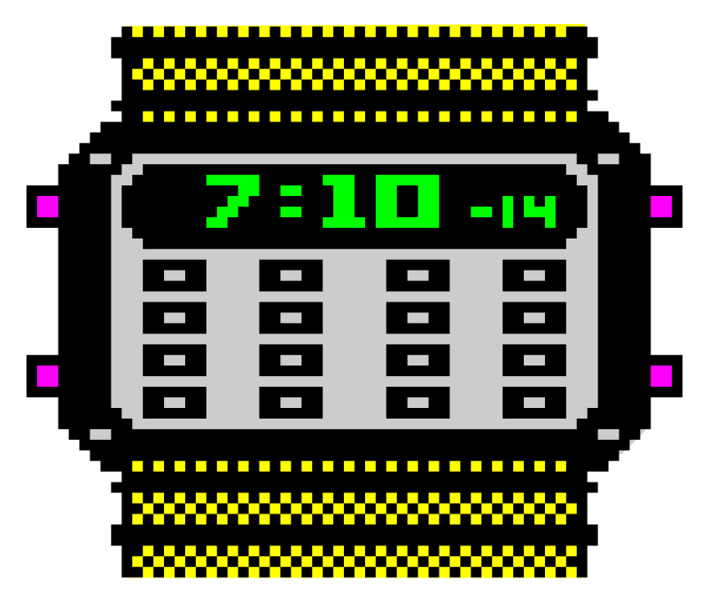 Digital Watch - Colour