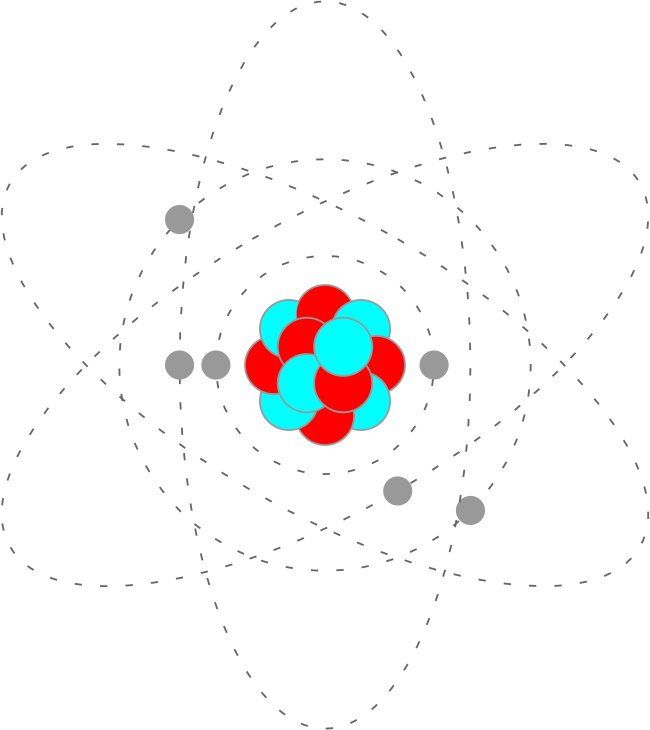 Animated Carbon Atom