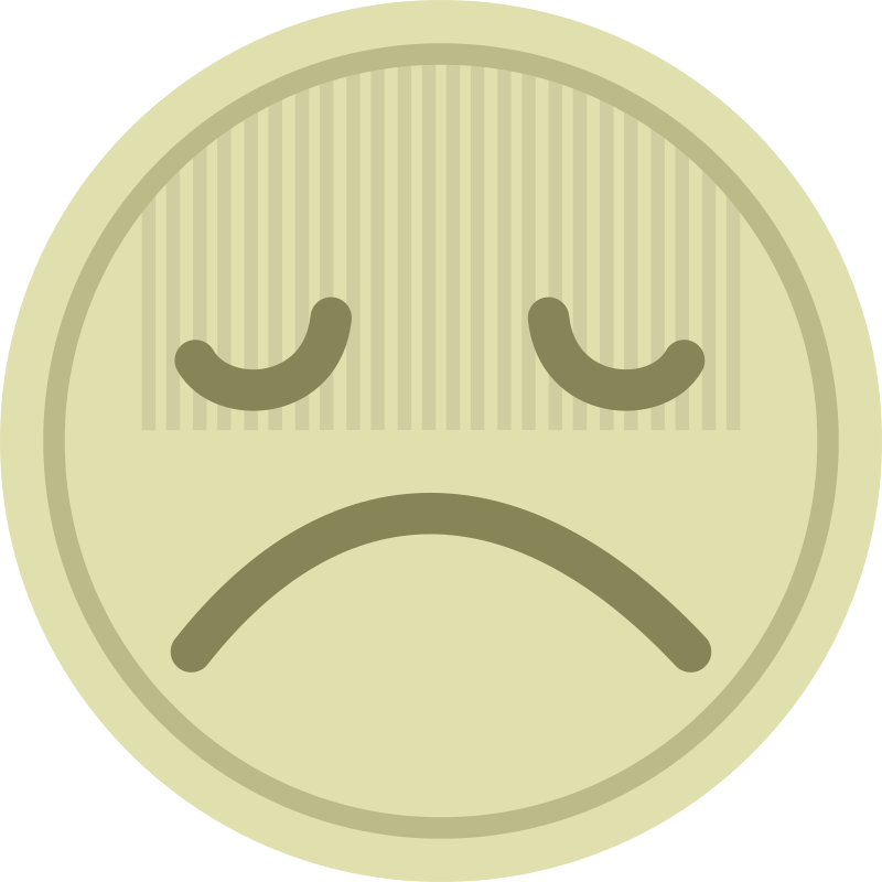 Sad face