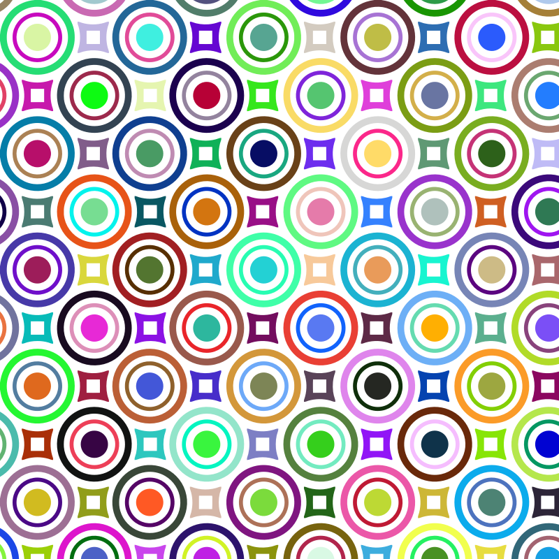 Abstract Circles Background By Karen Arnold Prismatic