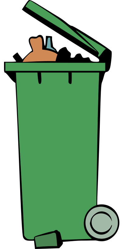 Rubbish Bin - Colour