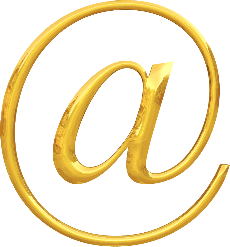 Gold typography @