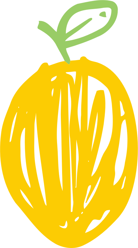 Sketched lemon