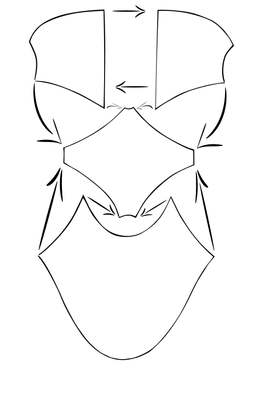 Pattern ballet slipper