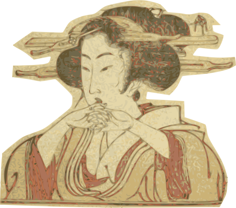 Kimono Lady's Head