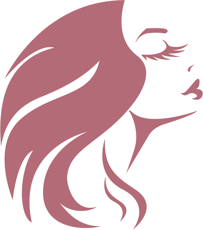 Woman with big eyelashes