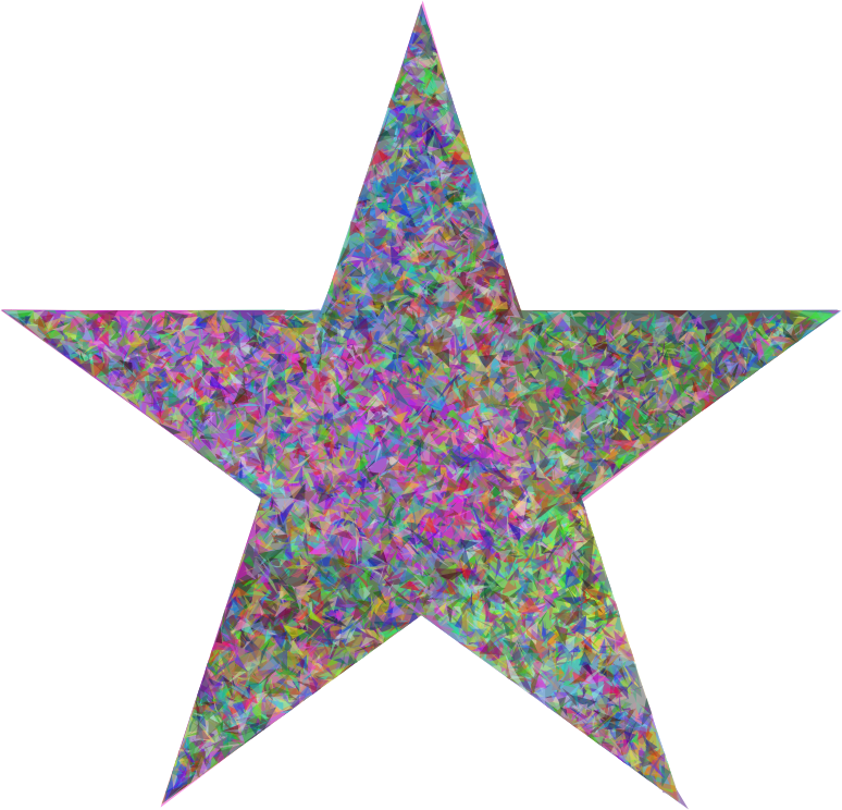 Ultra Detailed Psychedelic Star Triangles
