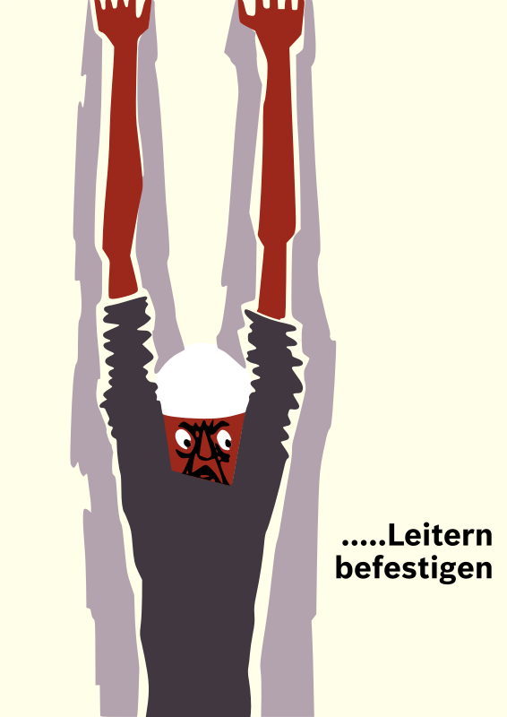 Leitern befestigen