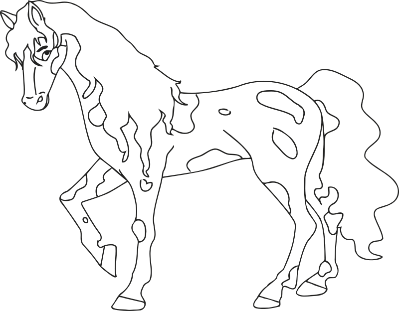 Horse 8 (line drawing)