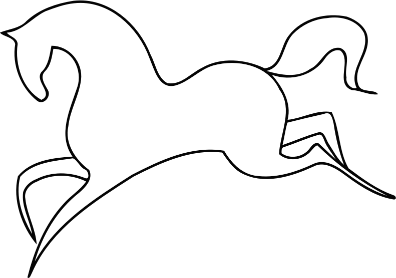 Stylised horse