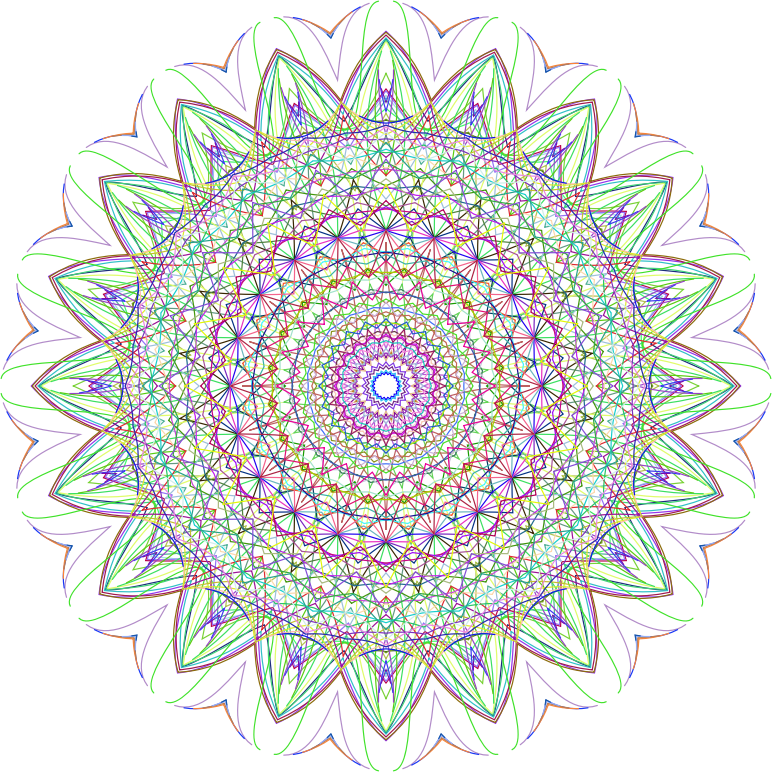 Mandala Burst No BG