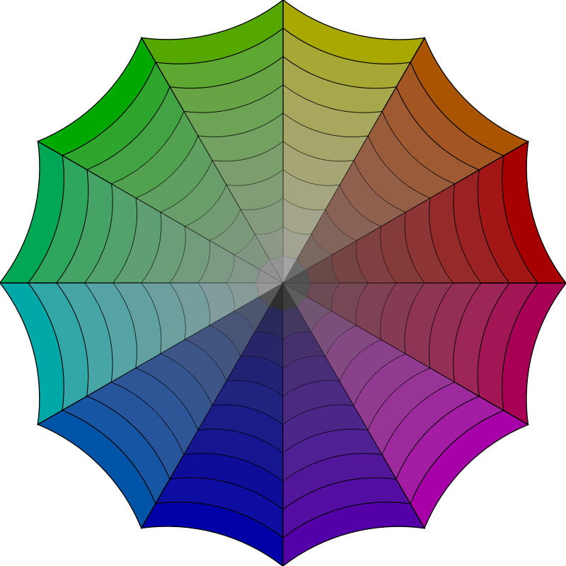 Colorful umbrella 33% luminance