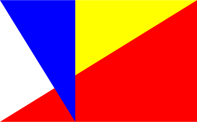 Golden Ratio Rectangle created with a texteditor
