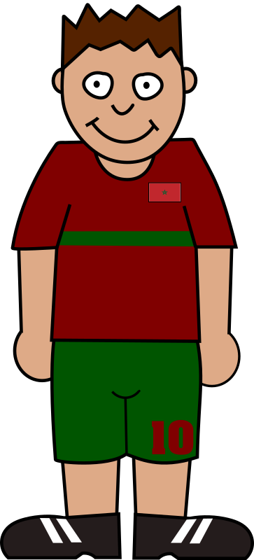 Football player morocco