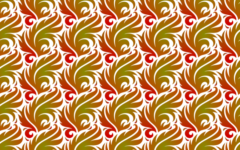 Leafy pattern 7 (colour)