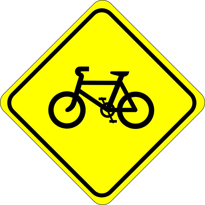 Roadsign watch for bicycles