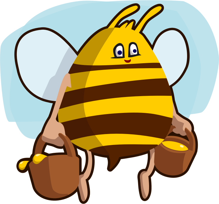 bee on her last trip home before she can call it a day
