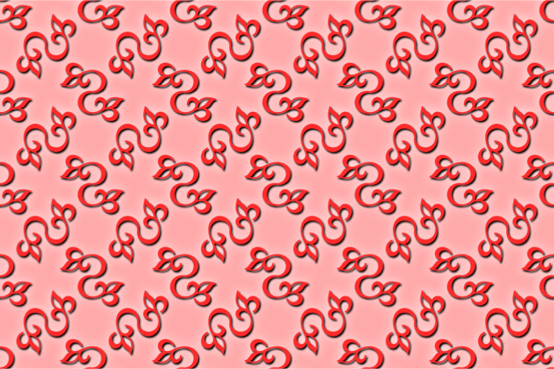 Abstract floral pattern (colour)