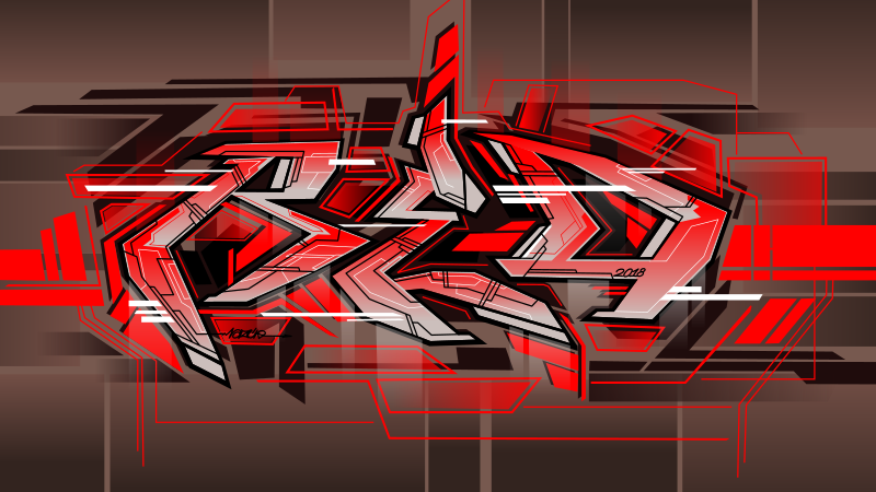 red graffiti