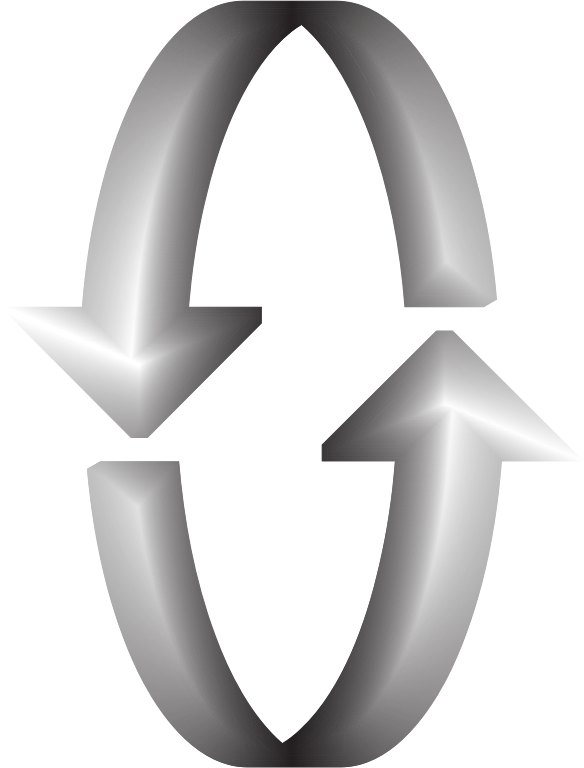 3D Monochrome Arrows 2