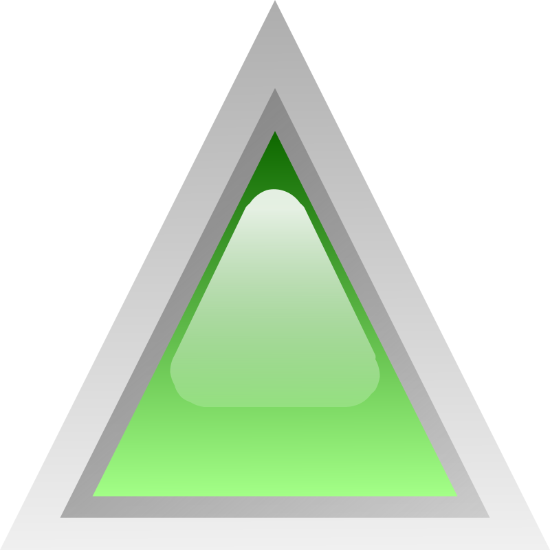 led triangular green