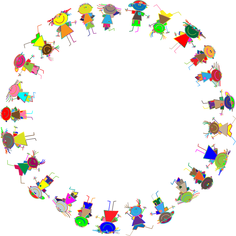 Kids Outline Frame Prismatic