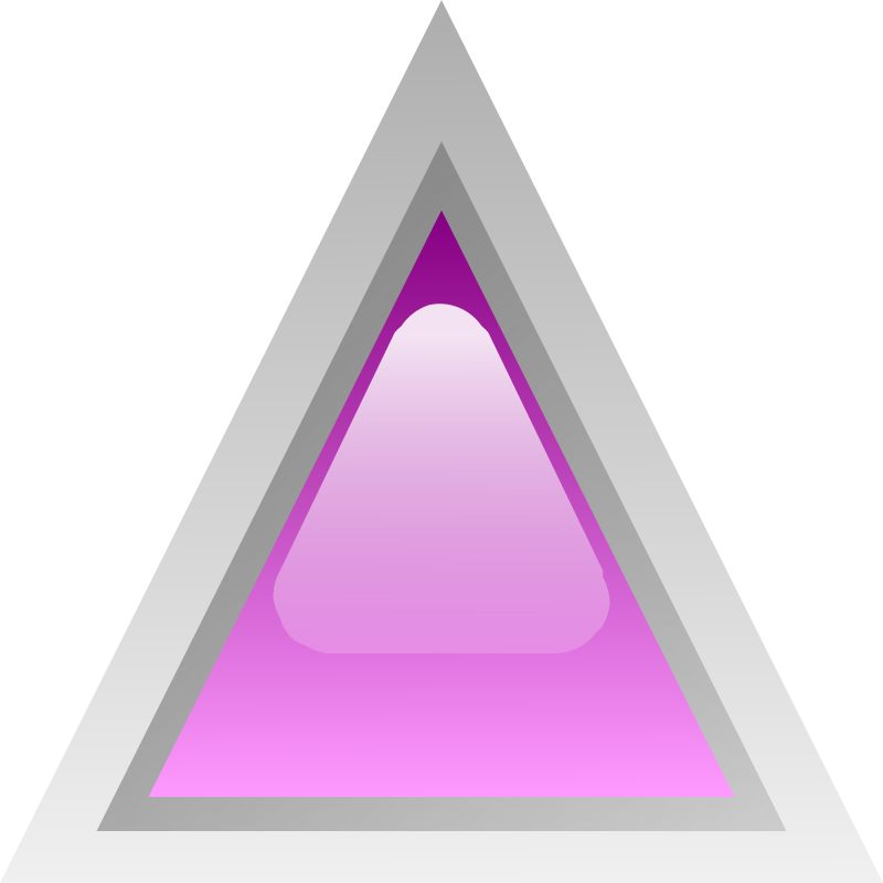 led triangular purple
