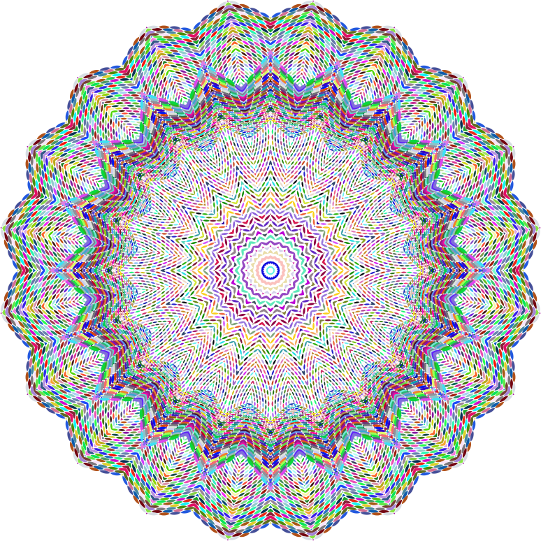 Prismatic Lace Mandala No BG