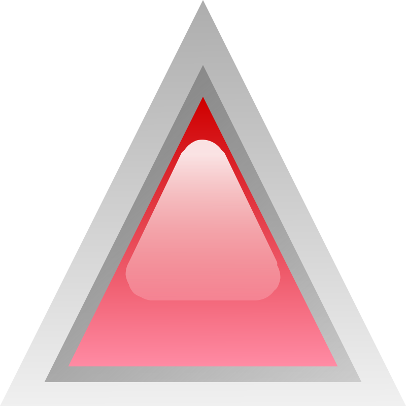 led triangular red
