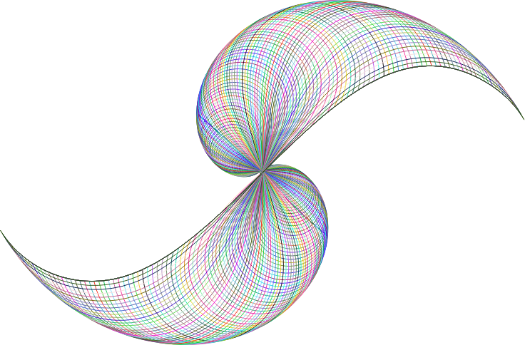 Prismatic Abstract Line Art Design 2