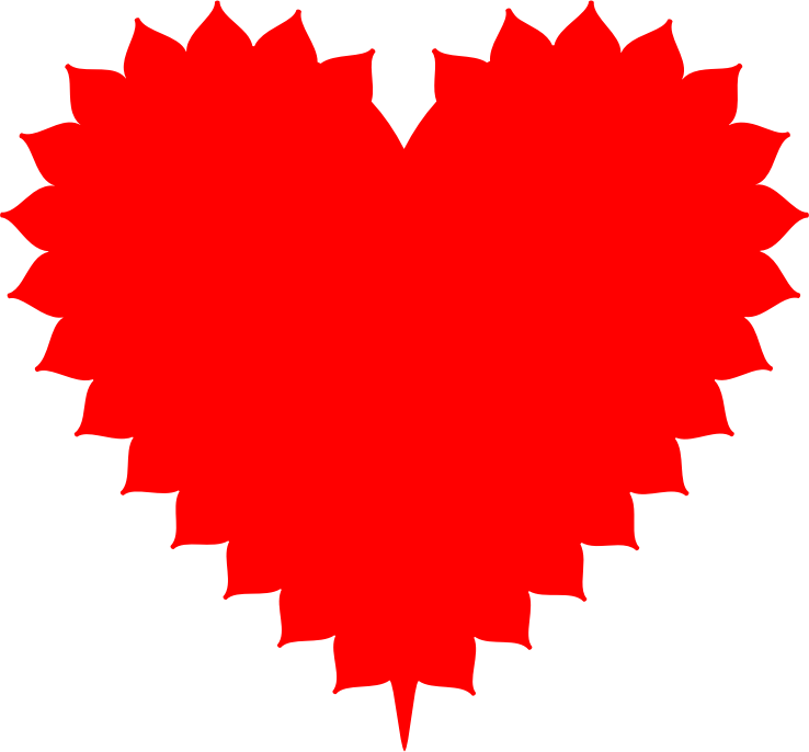 Floral Heart Shape