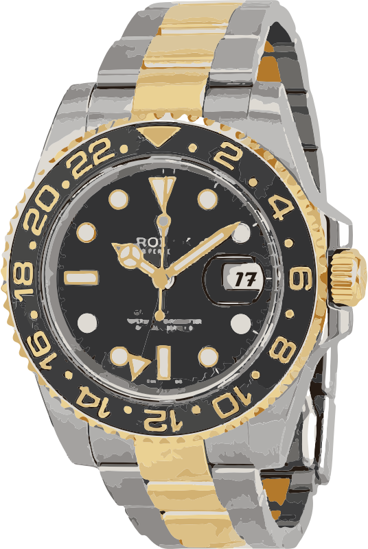 gold and silver swiss watch - horlogerie