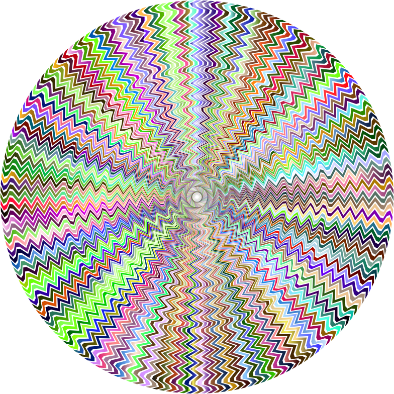Dense Stylized Starburst Type II Chromatic No BG