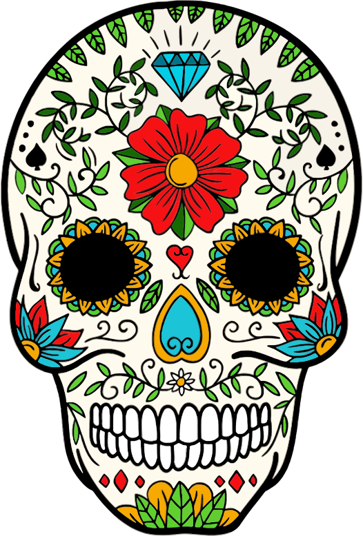 Day Of The Dead Sugar Skull 2