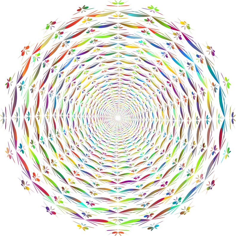 Floral Vortex Polyprismatic No BG